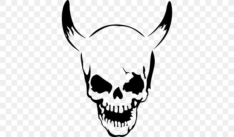 T-shirt Skull Horn Spreadshirt Skeleton, PNG, 480x480px, Tshirt, Bandana, Black, Black And White, Bone Download Free