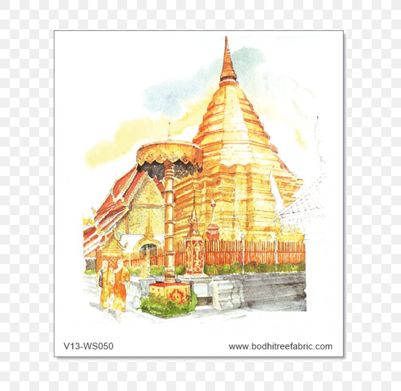Temple Watercolor Painting Wat Arun Grand Palace, PNG, 600x800px, Temple, Bodhi Tree, Color, Grand Palace, Paint Download Free