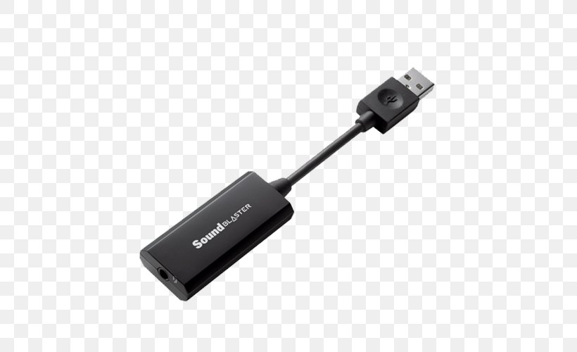 Sound Blaster X-Fi Mac Book Pro Sound Cards & Audio Adapters Creative Technology, PNG, 500x500px, 71 Surround Sound, Sound Blaster Xfi, Adapter, Cable, Creative Download Free