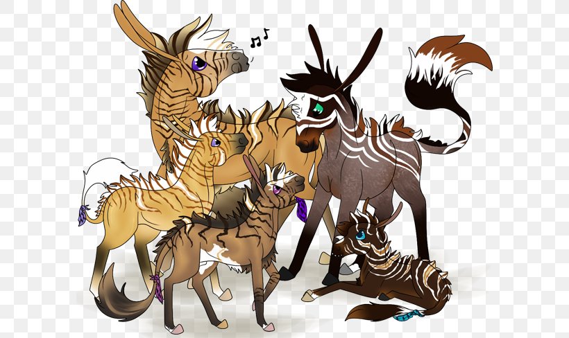 Tiger Horse Cat Pack Animal, PNG, 600x488px, Tiger, Animated Cartoon, Art, Big Cat, Big Cats Download Free