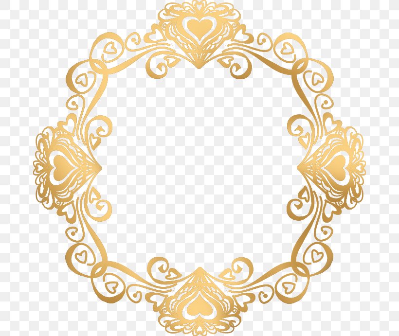 Clip Art, PNG, 684x691px, Borders And Frames, Area, Flower, Gold, Image File Formats Download Free