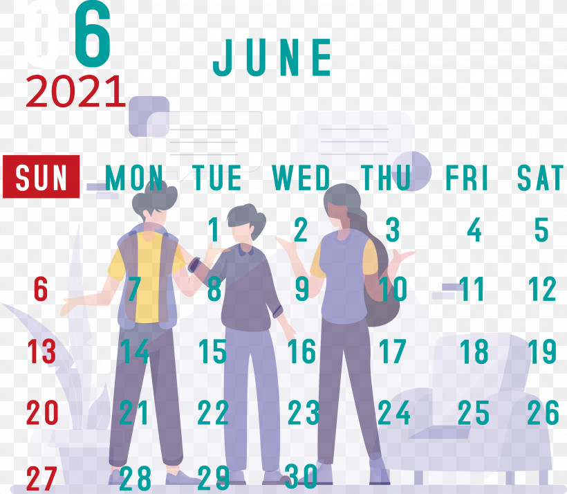 June 2021 Calendar 2021 Calendar June 2021 Printable Calendar, PNG, 3000x2613px, 2021 Calendar, Conversation, Diagram, June 2021 Printable Calendar, Logo Download Free