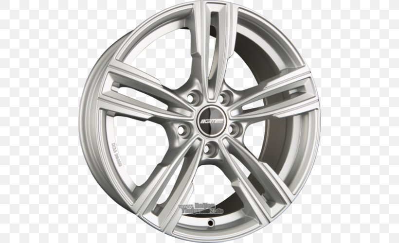 Alloy Wheel Autofelge Silver Bolt Circle, PNG, 500x500px, Alloy Wheel, Autofelge, Automotive Design, Automotive Tire, Automotive Wheel System Download Free