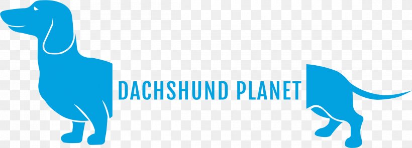Logo Dachshund Poster, PNG, 2320x837px, Logo, Advertising, Blue, Brand, Carnivoran Download Free