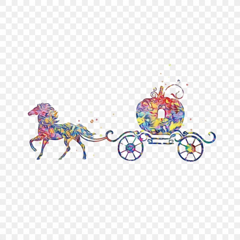 Christmas Watercolor, PNG, 1000x1000px, Watercolor, Animal, Animal Figure, Carriage, Cart Download Free