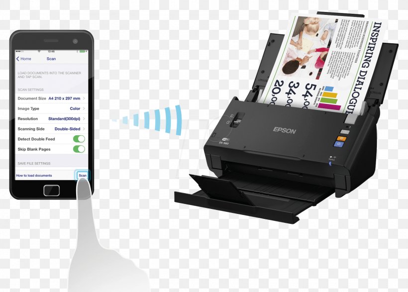 Image Scanner WorkForce DS-560 Document Scanner B11B221401 Epson WorkForce DS-560, PNG, 1560x1118px, Image Scanner, Communication, Communication Device, Computer Accessory, Computer Software Download Free