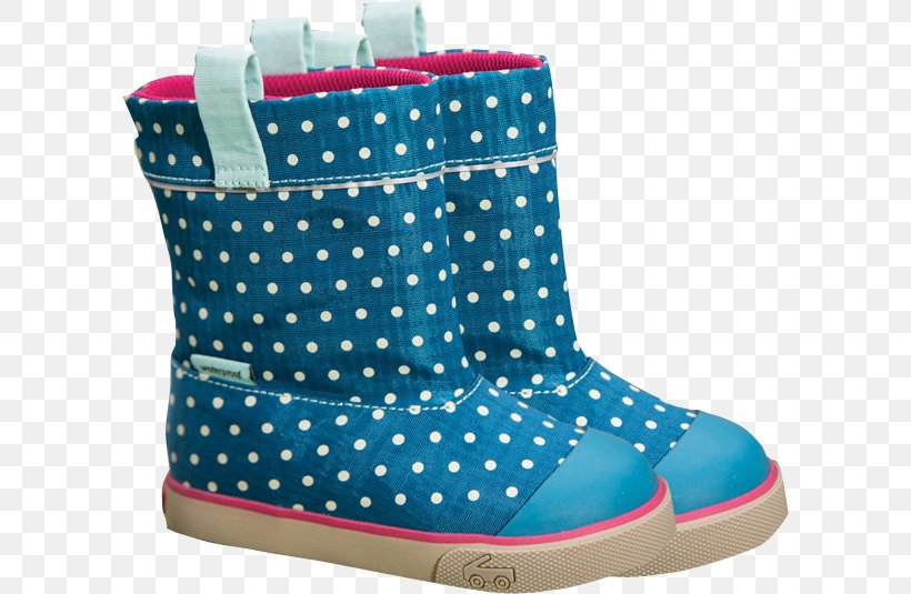 Polka Dot Snow Boot Shoe Walking, PNG, 600x535px, Polka Dot, Aqua, Blue, Boot, Electric Blue Download Free