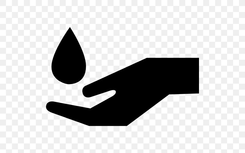 Symbol Ecology Hand, PNG, 512x512px, Symbol, Black, Black And White, Drop, Ecology Download Free