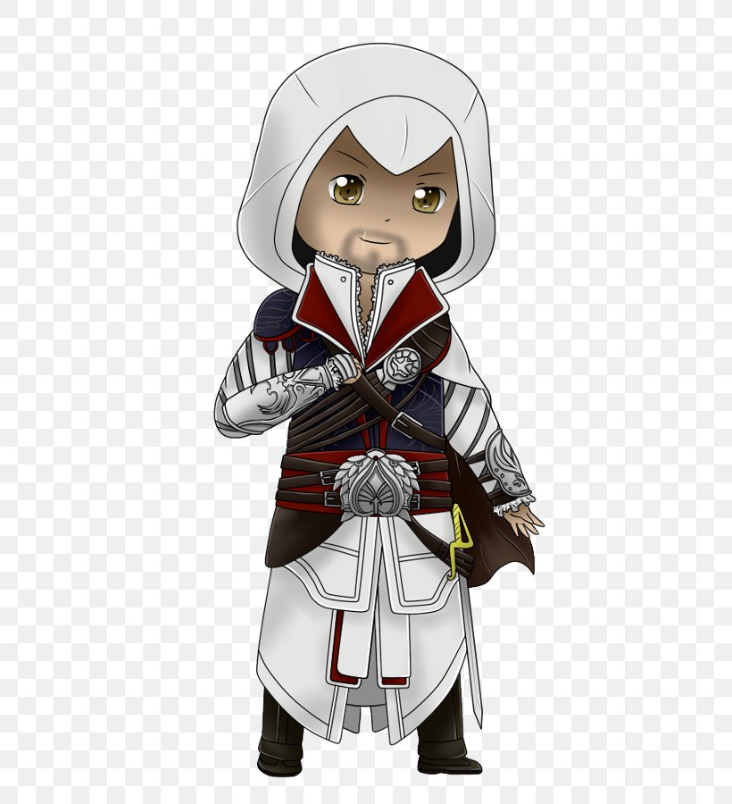 Ezio Auditore Assassin's Creed II Cartoon Drawing, PNG, 480x900px, Watercolor, Cartoon, Flower, Frame, Heart Download Free