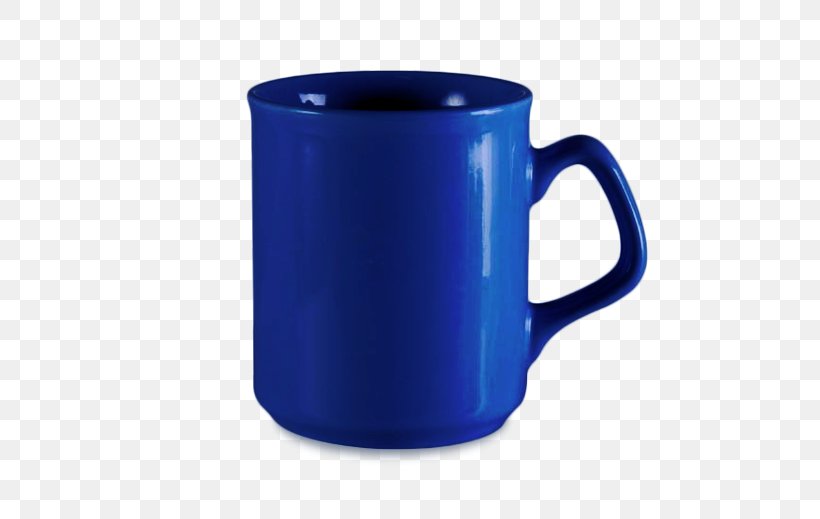 Mug Coffee Cup Tableware Blue Ceramic, PNG, 520x519px, Mug, Blue, Ceramic, Cobalt Blue, Coffee Cup Download Free