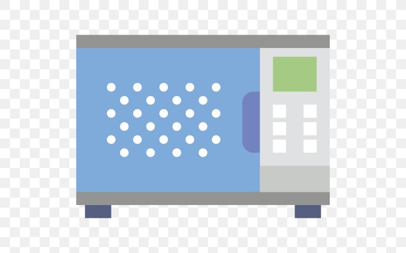 Microwave Oven Icon, PNG, 512x512px, Microwave Oven, Area, Blue, Brand, Furniture Download Free