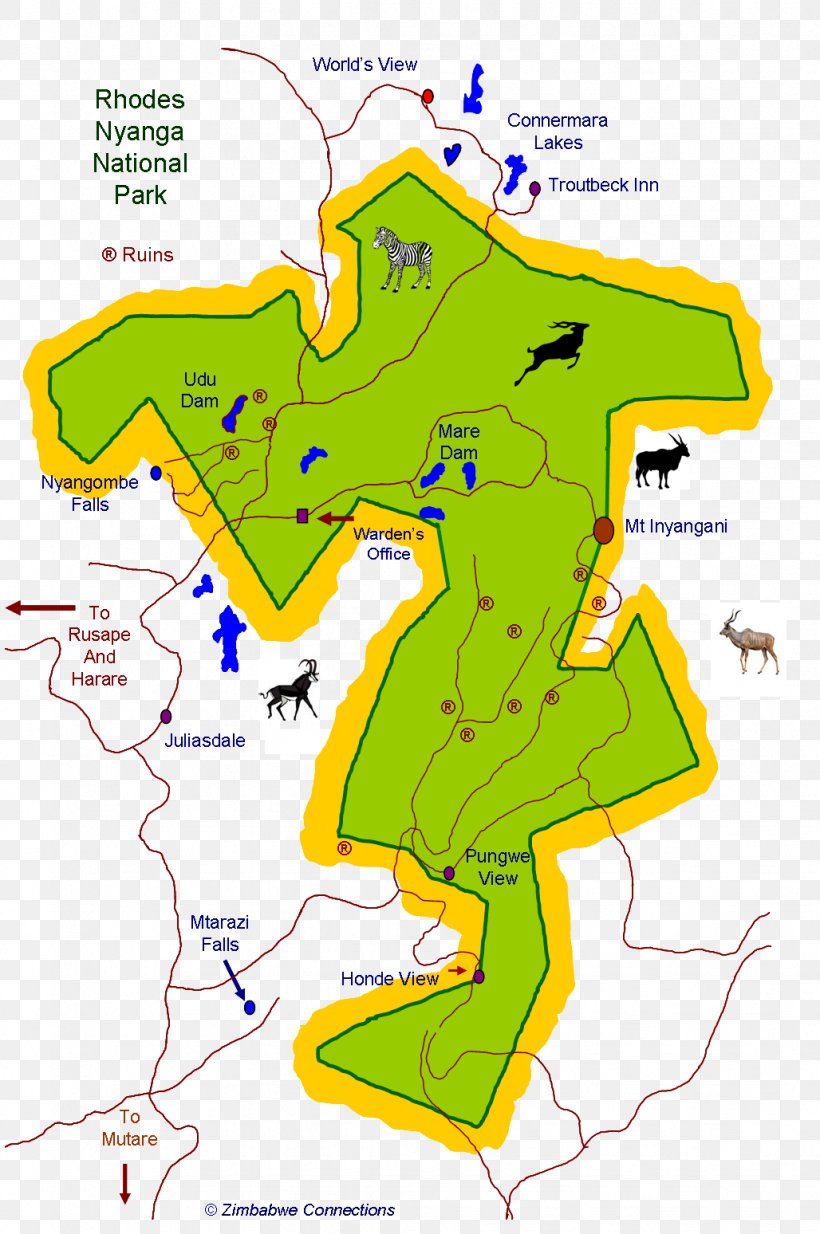 Mutarazi Falls Matobo National Park World's View, Nyanga Honde Valley, PNG, 1028x1548px, National Park, Area, Cartoon, Fictional Character, Map Download Free