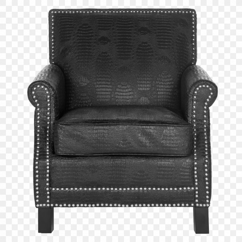 Club Chair Ebony Faux Leather (D8507) Bicast Leather Living Room, PNG, 1200x1200px, Club Chair, Bicast Leather, Black, Chair, Cowhide Download Free