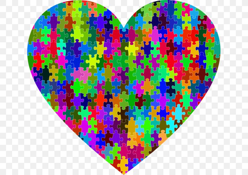 Jigsaw Puzzles World Autism Awareness Day Autistic Spectrum Disorders, PNG, 639x580px, Watercolor, Cartoon, Flower, Frame, Heart Download Free