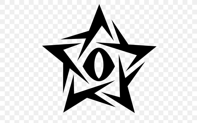 Symbol Star, PNG, 512x512px, Symbol, Black And White, Brand, Emblem, Game Download Free