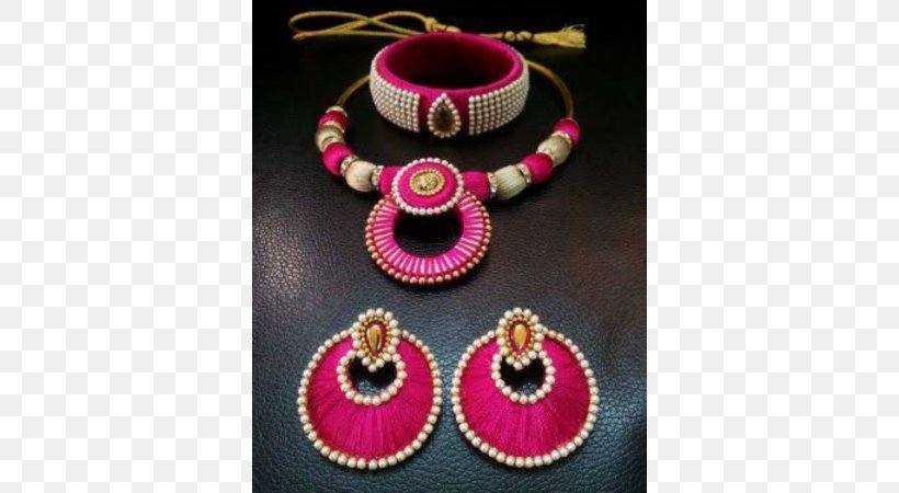 Necklace Earring Jewellery Silk Yarn, PNG, 600x450px, Necklace, Bangle, Bijou, Bracelet, Chiffon Download Free