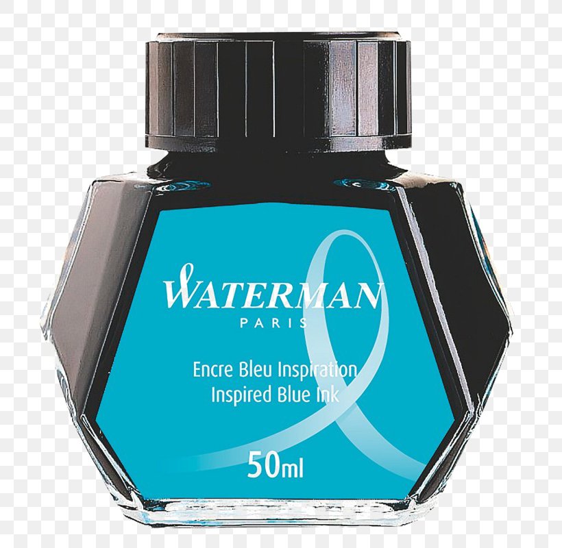 Waterman Pens Fountain Pen Ink, PNG, 800x800px, Waterman Pens, Aqua, Ballpoint Pen, Blue, Bottle Download Free