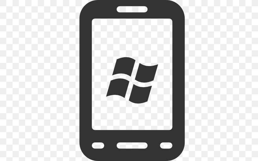 Windows Phone IPhone, PNG, 512x512px, Windows Phone, Android, Black, Black And White, Brand Download Free