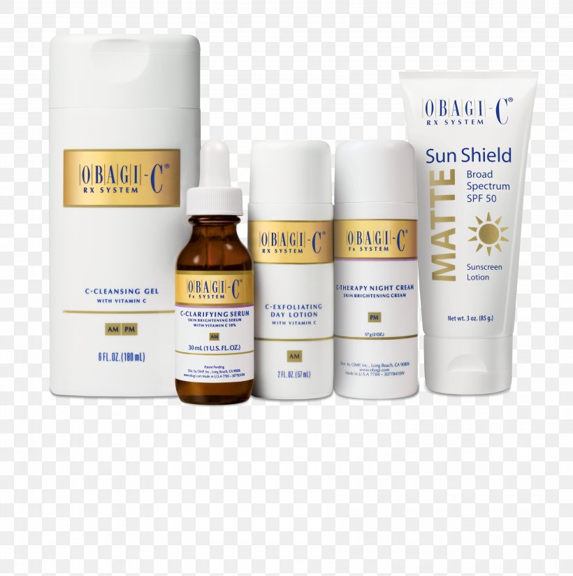 Obagi-C Fx System For Normal To Dry Skin Obagi-C Rx System C-Exfoliating Day Lotion Skin Care Obagi Medical, PNG, 3580x3600px, Skin Care, Cream, Human Skin, Lotion, Obagi Medical Download Free
