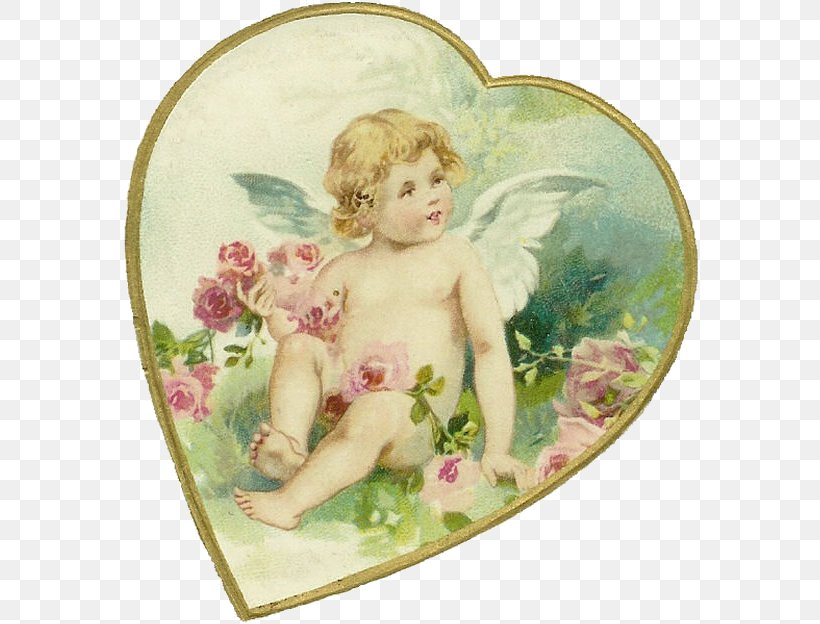 Clip Art Image Valentine's Day Free Content Graphics, PNG, 576x624px, Decoupage, Angel, Antique, Art, Blog Download Free