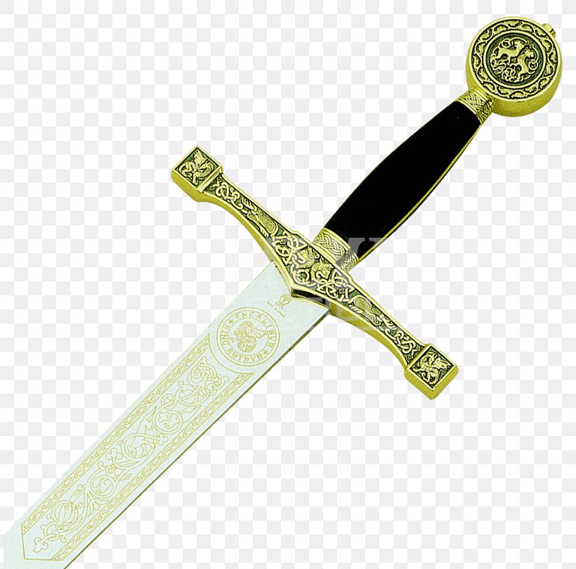 Espadas Y Sables De Toledo King Arthur Sword Excalibur, PNG, 809x809px, Toledo, Cold Weapon, Cross, Dagger, Durendal Download Free