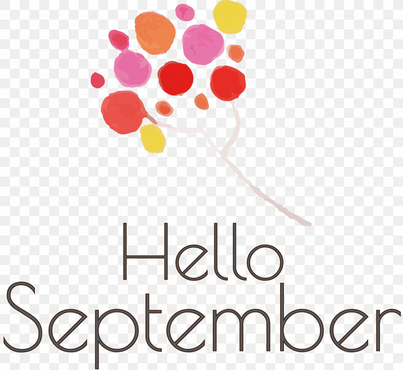 Hello September September, PNG, 3000x2762px, Hello September, Flower, Geometry, Happiness, Line Download Free