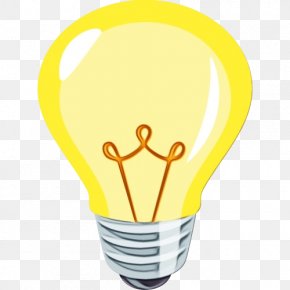 Light Bulb Yellow - Light Bulb Cartoon PNG