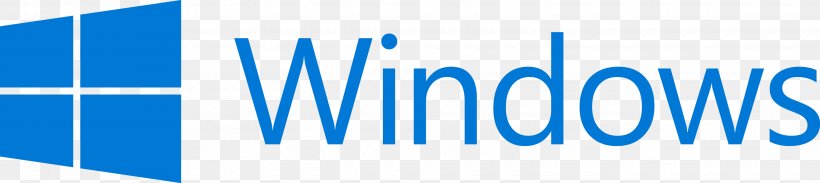 Microsoft Computer Software Windows 10, PNG, 3100x694px, Microsoft, Area, Azure, Blue, Brand Download Free