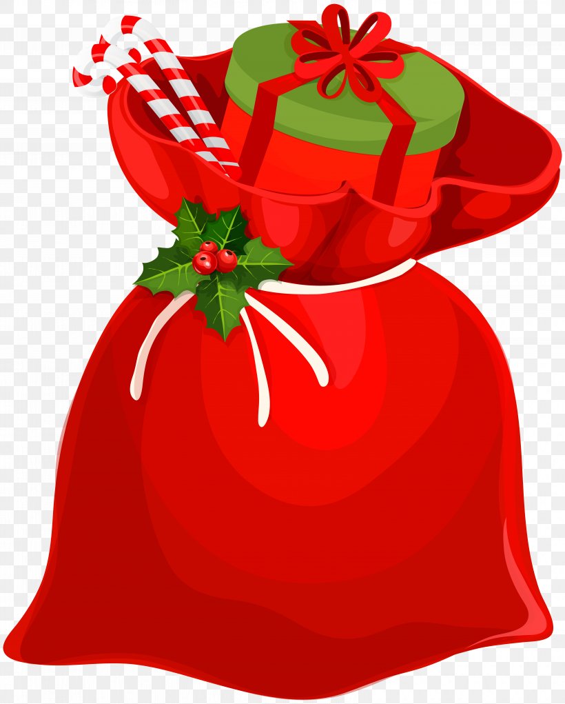 Santa Claus Christmas Gift Bag Clip Art, PNG, 6419x8000px, Santa Claus, Bag, Christmas, Christmas Decoration, Christmas Gift Download Free