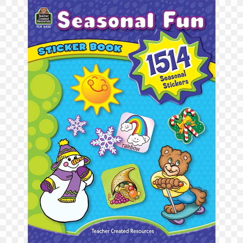 Seasonal Fun Sticker Book: 1514 Seasonal Stickers Paperback Sticker Album, PNG, 900x900px, Paperback, Amazoncom, Animal Figure, Area, Author Download Free