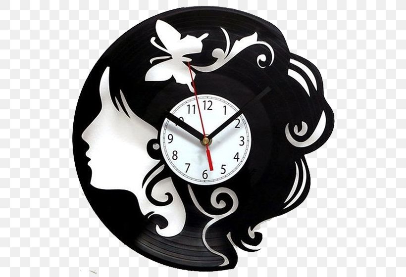 Clock Phonograph Record Vinyl Group LP Record Vinylskiva, PNG, 560x560px, Watercolor, Cartoon, Flower, Frame, Heart Download Free