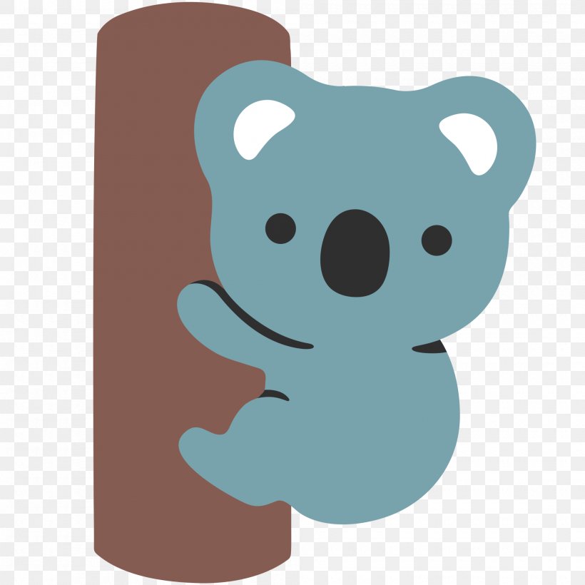 Koala Emojipedia Android Sticker, PNG, 2000x2000px, Watercolor, Cartoon, Flower, Frame, Heart Download Free
