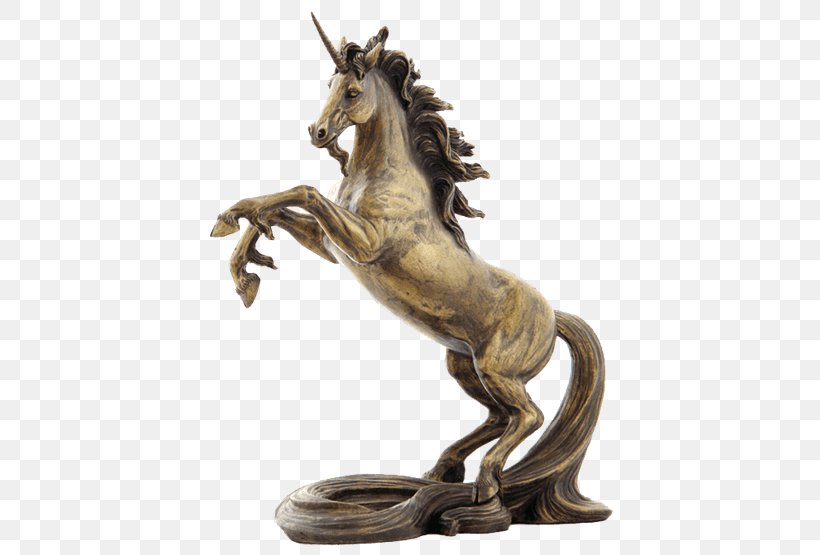 Bronze Sculpture Figurine Statue Unicorn, PNG, 555x555px, Bronze Sculpture, Bronze, Classical Sculpture, Collectable, Equestrian Statue Download Free