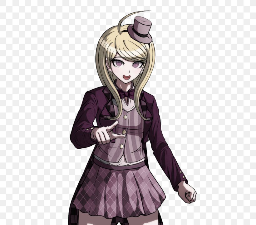 Danganronpa V3: Killing Harmony Danganronpa 2: Goodbye Despair Sprite Hashtag, PNG, 500x720px, Watercolor, Cartoon, Flower, Frame, Heart Download Free