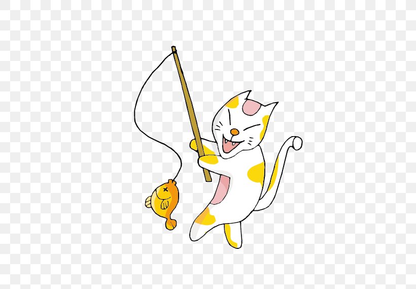 Cat Angling Cartoon Illustration, PNG, 518x569px, Cat, Angling, Area, Art, Carnivoran Download Free