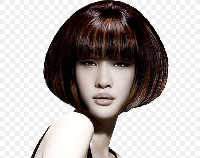 Layered Hair Bob Cut Hair Coloring Hairstyle Bangs, PNG, 563x650px, Layered Hair, Asymmetric Cut, Bangs, Beauty, Black Hair Download Free