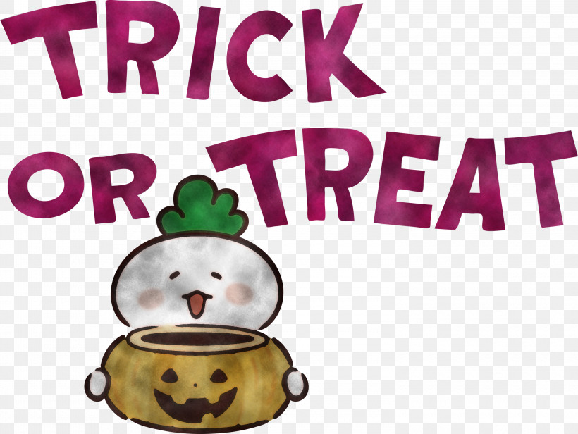 TRICK OR TREAT Halloween, PNG, 3000x2254px, 2019, Trick Or Treat, Calligraphy, Cartoon, Drawing Download Free