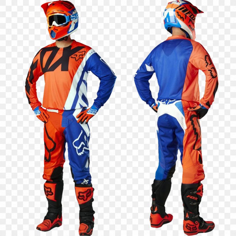 Fox Racing T-shirt Clothing Motocross Pants, PNG, 1000x1000px, Fox Racing, Clothing, Costume, Dirt Bike, Electric Blue Download Free