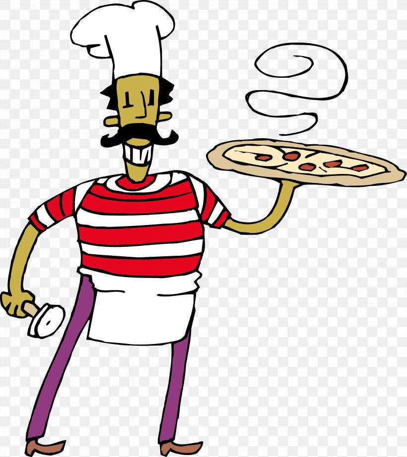 Pizza Cooking Food Clip Art, PNG, 4089x4602px, Pizza, Area, Artwork, Cartoon, Chef Download Free