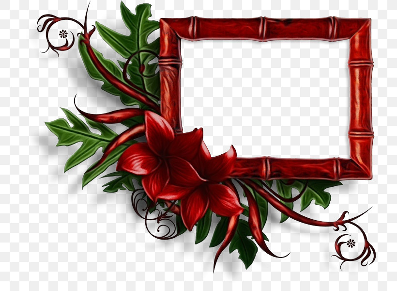 Floral Design, PNG, 735x600px, Watercolor, Christmas Day, Christmas Decoration, Cut Flowers, Decoration Download Free