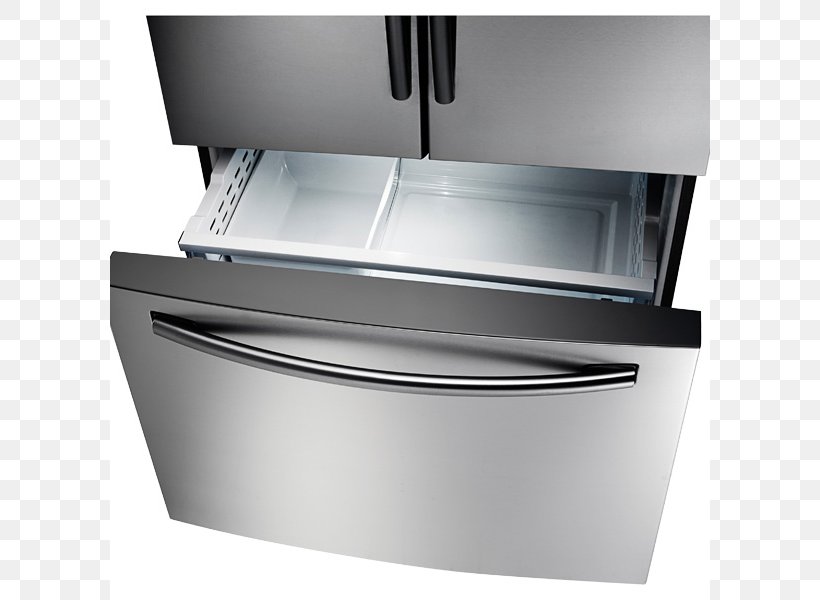 Refrigerator Window Door Ice Makers Samsung, PNG, 800x600px, Refrigerator, Cubic Foot, Dishwasher, Door, Freezers Download Free