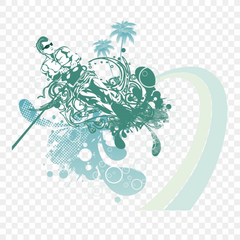 Surfing Sport Water Skiing Euclidean Vector, PNG, 1181x1181px, Surfing, Aqua, Blue, Drawing, Extreme Sport Download Free