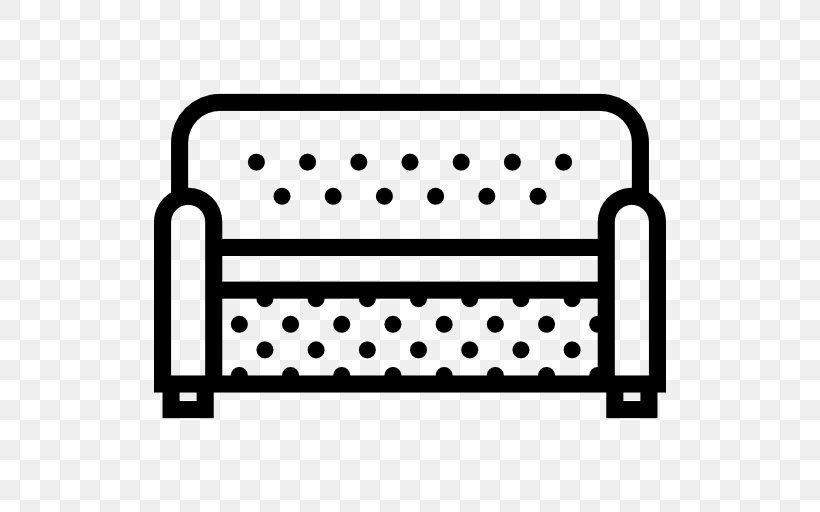 Couch Furniture Living Room, PNG, 512x512px, Couch, Area, Bed, Black And White, Bookcase Download Free