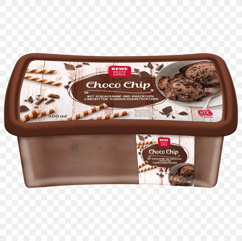 Ice Cream REWE Group Chocolate Chip, PNG, 1600x1600px, Ice Cream, Adibide, Chocolate, Chocolate Chip, Chocolate Spread Download Free