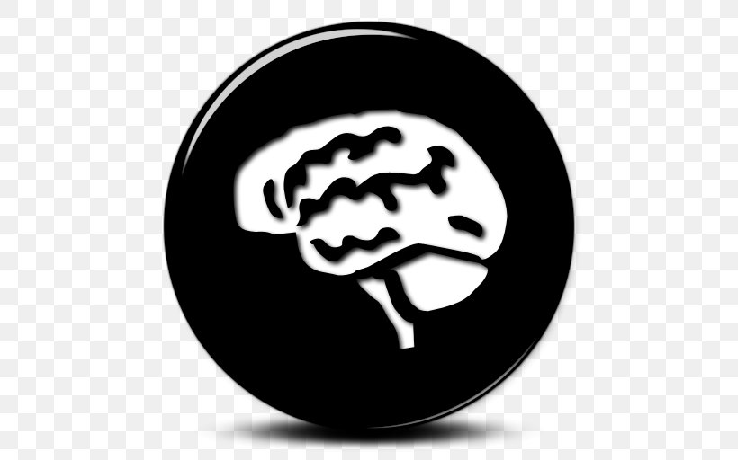 Brain Fitness Tracker Human Brain, PNG, 512x512px, Brain, Black And White, Brain Fitness Tracker, Brain Mapping, Cognitive Training Download Free