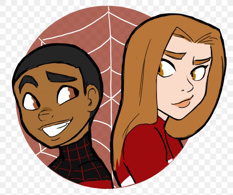Miles Morales Spider-Woman (Jessica Drew) Spider-Man Gwen Stacy Electro, PNG, 977x817px, Watercolor, Cartoon, Flower, Frame, Heart Download Free