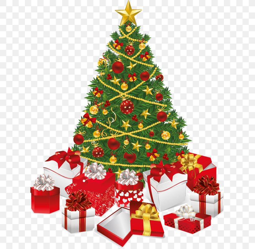 Santa Claus Christmas Tree Gift Clip Art, PNG, 626x800px, Santa Claus, Artificial Christmas Tree, Christmas, Christmas Decoration, Christmas Gift Download Free