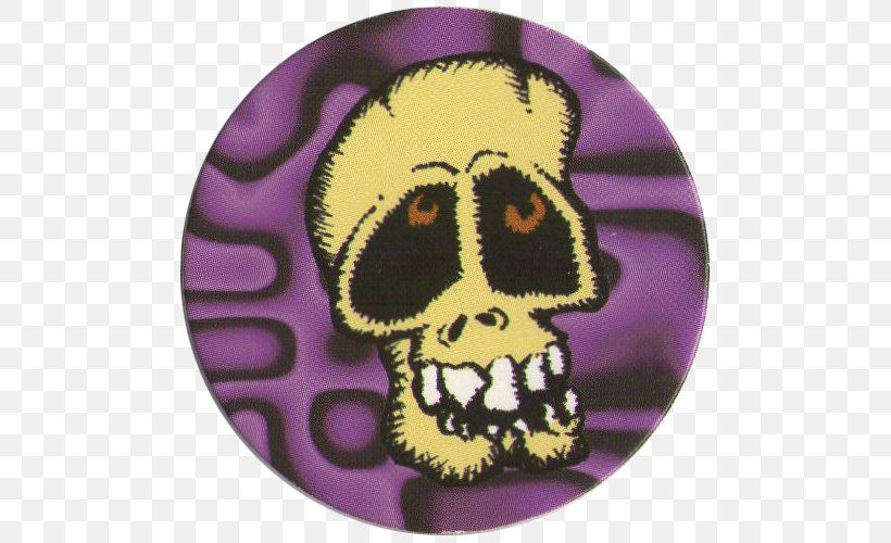 Skull, PNG, 500x500px, Skull, Bone, Purple, Yellow Download Free