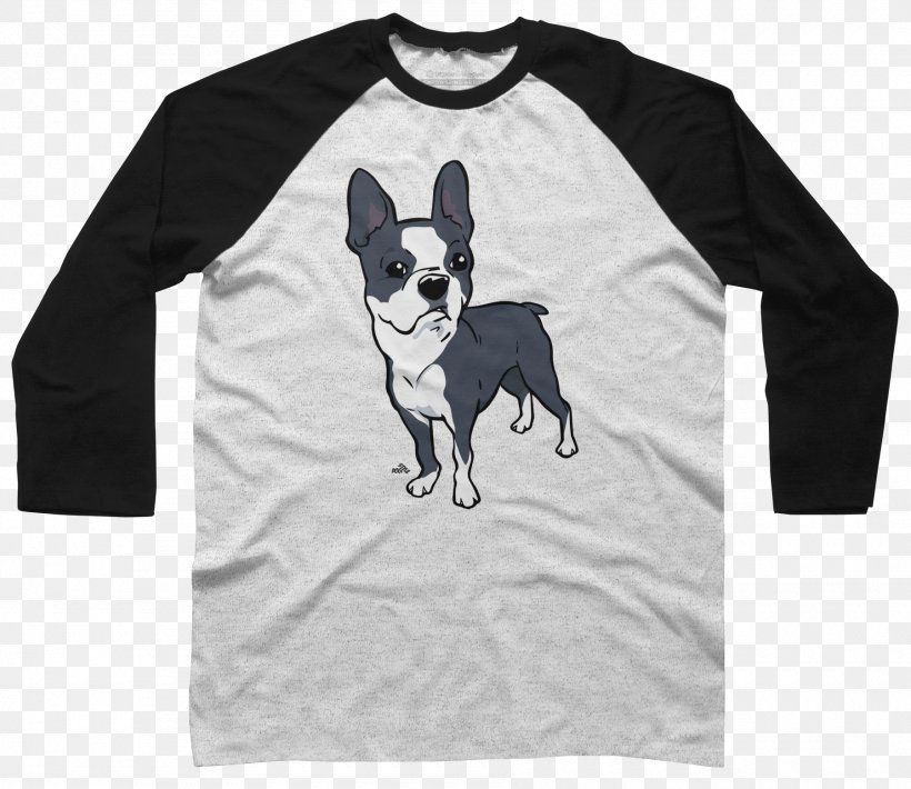 T-shirt Hoodie Raglan Sleeve Tracksuit, PNG, 1800x1560px, Tshirt, Black, Black And White, Boston Terrier, Brand Download Free