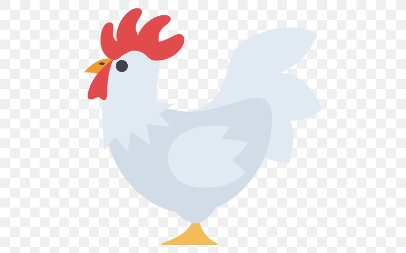 Chicken Emoji T-shirt Sticker Thumb Signal, PNG, 512x512px, Chicken, Art Emoji, Beak, Bird, Emoji Download Free